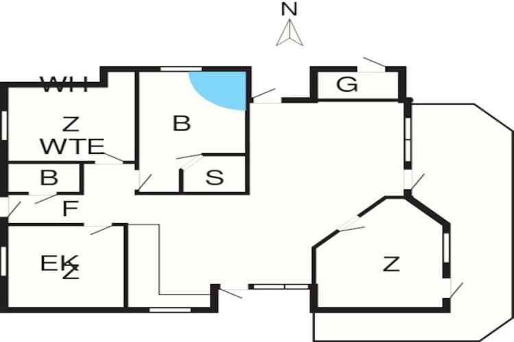 8 Person Holiday Home In 乌尔夫堡 外观 照片